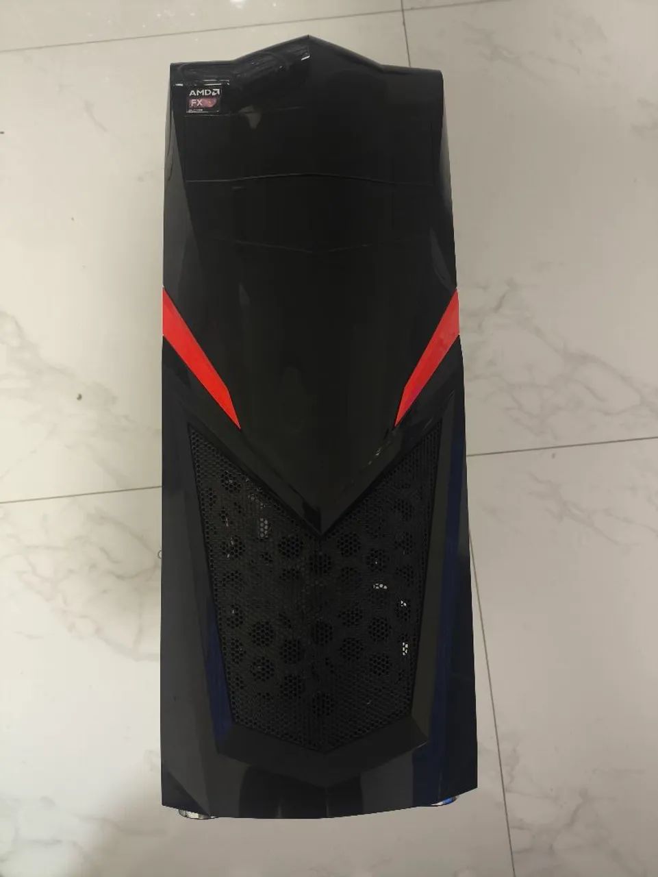 GABINETE MYMAX GAMER NEW SHARK PRETO
