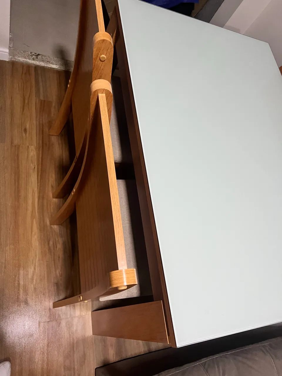Mesa de jantar com 4 cadeiras 1,20 X 0,80 - Foto 2