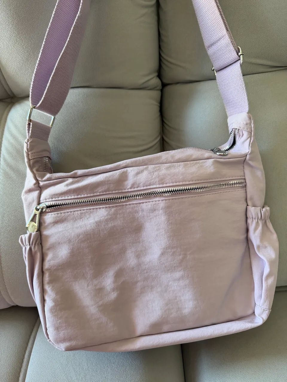 Bolsa transversal lilás média  - Foto 2
