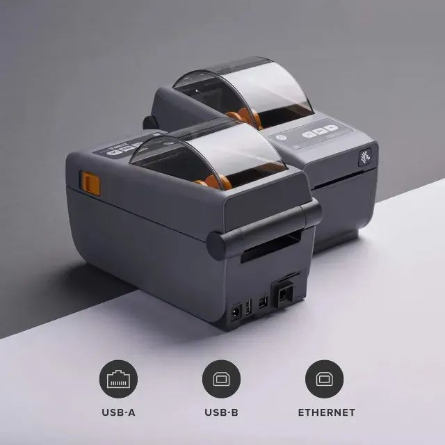 Impressora térmica direta Zebra Zd410, monocromática - Foto 2
