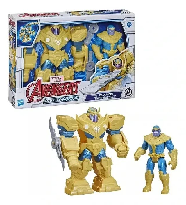 Boneco Avengers Mech Strike Thanos Mech Battle F0264