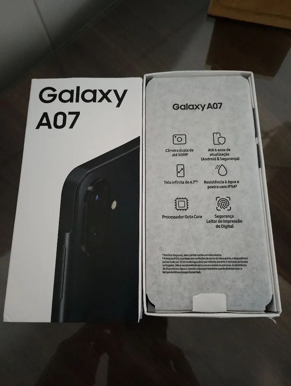 Celular Samsung Galaxy a07 128 gb NOVO. COM GARANTIA - Celulares e ...