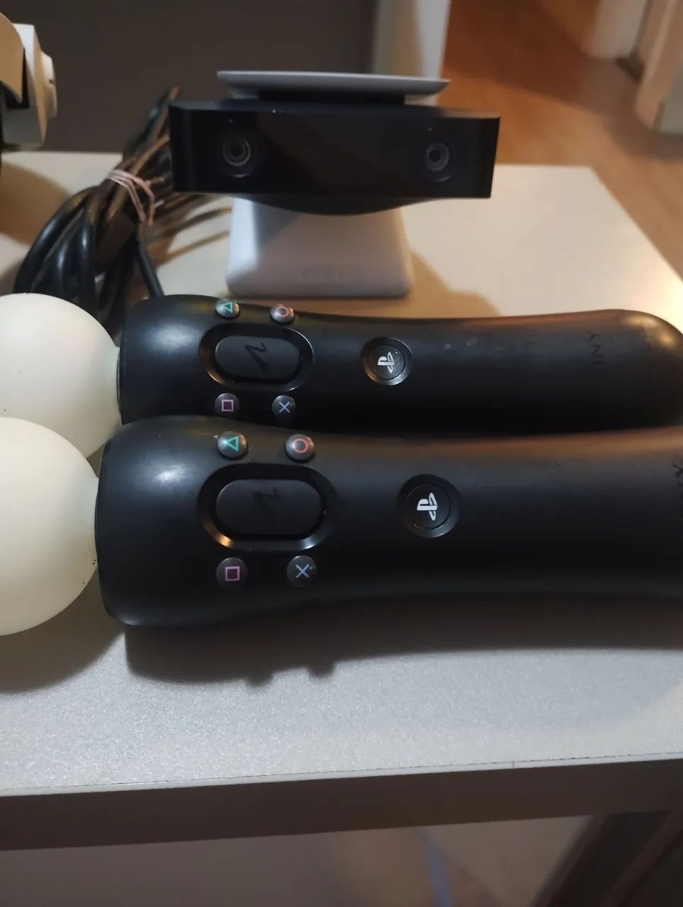 Oculos VR ps4 modelo V2 + 2 move + câmera + caixa  - Foto 5