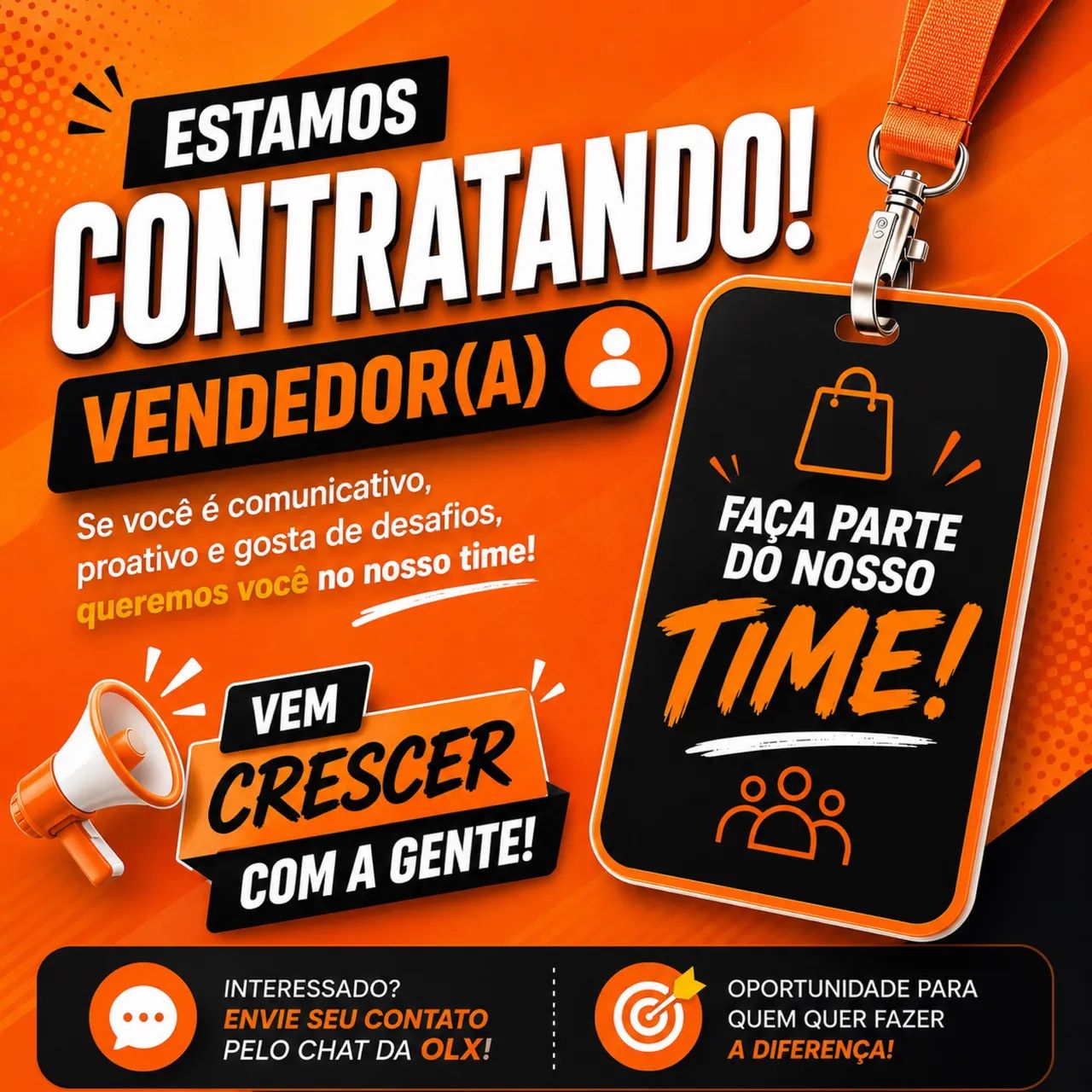 Vaga de emprego VENDEDOR 