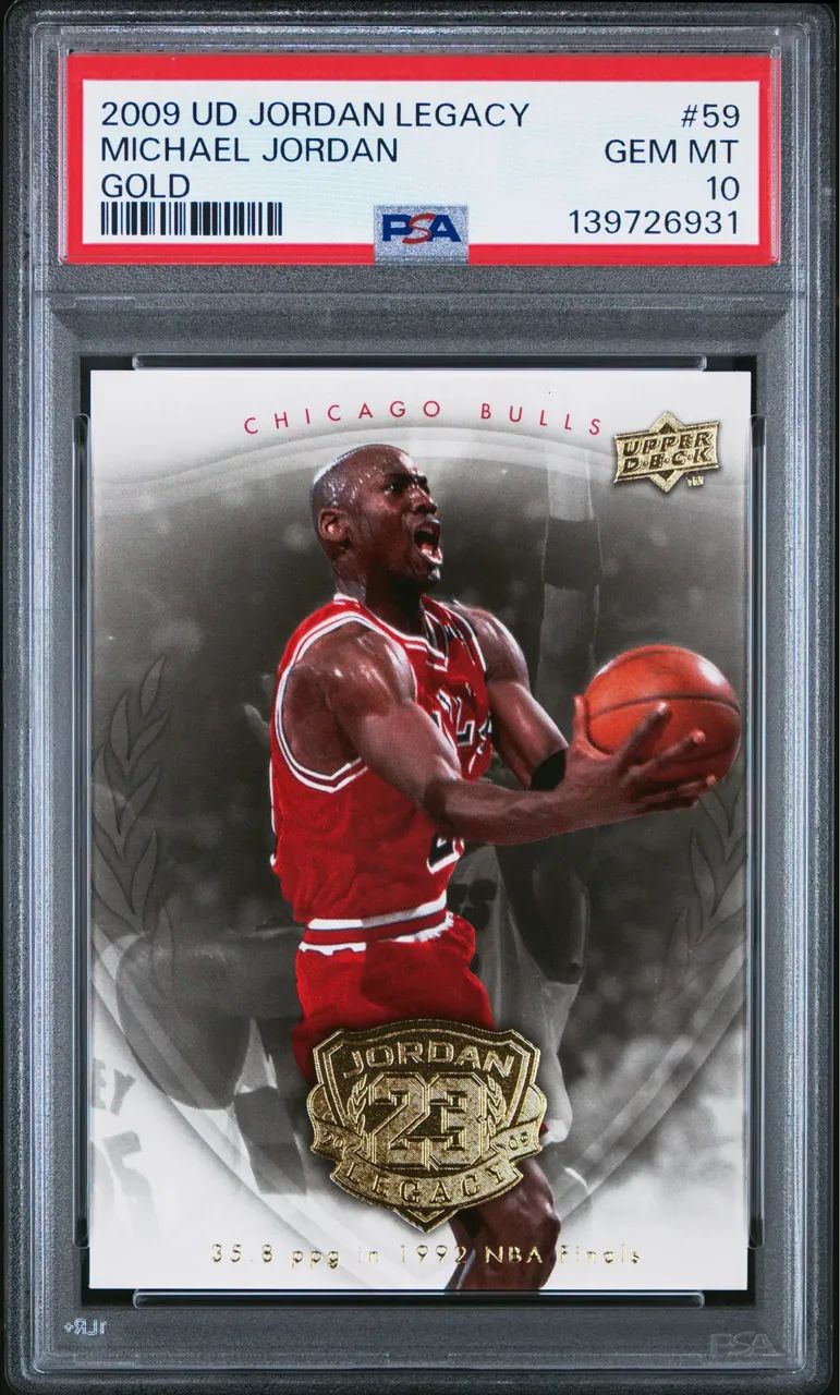 TCG- MICHAEL JORDAN GOLD 59 ? PSA 10 GEM MINT - Foto 2