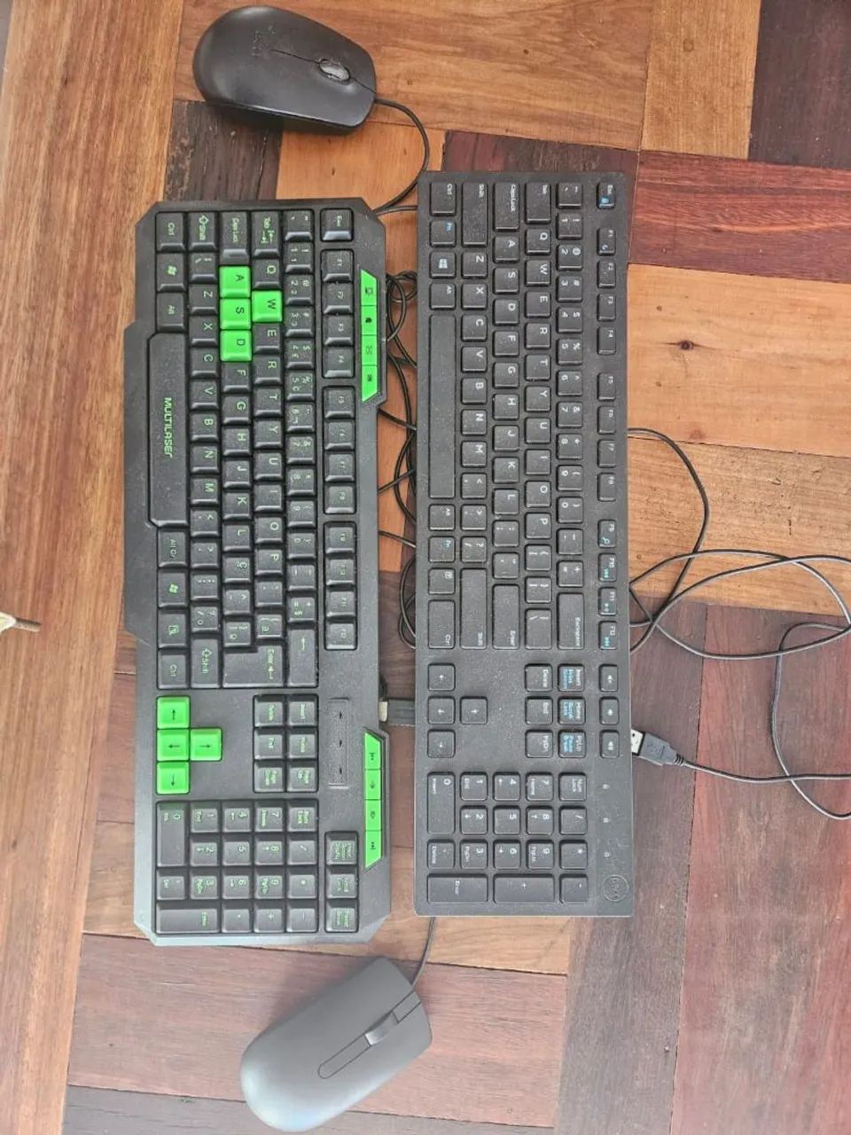 Mouse e teclado com fio
