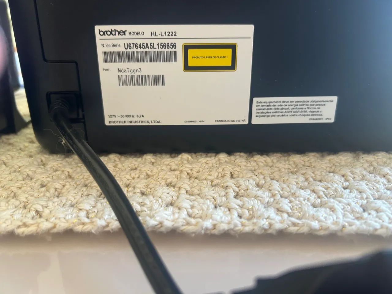 Impressora Brother 127V + Transformador 220V Nova - Foto 4