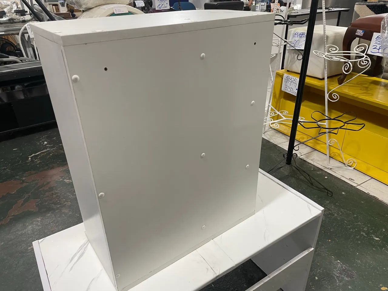 Armário Suspenso Branco MDF - Foto 3