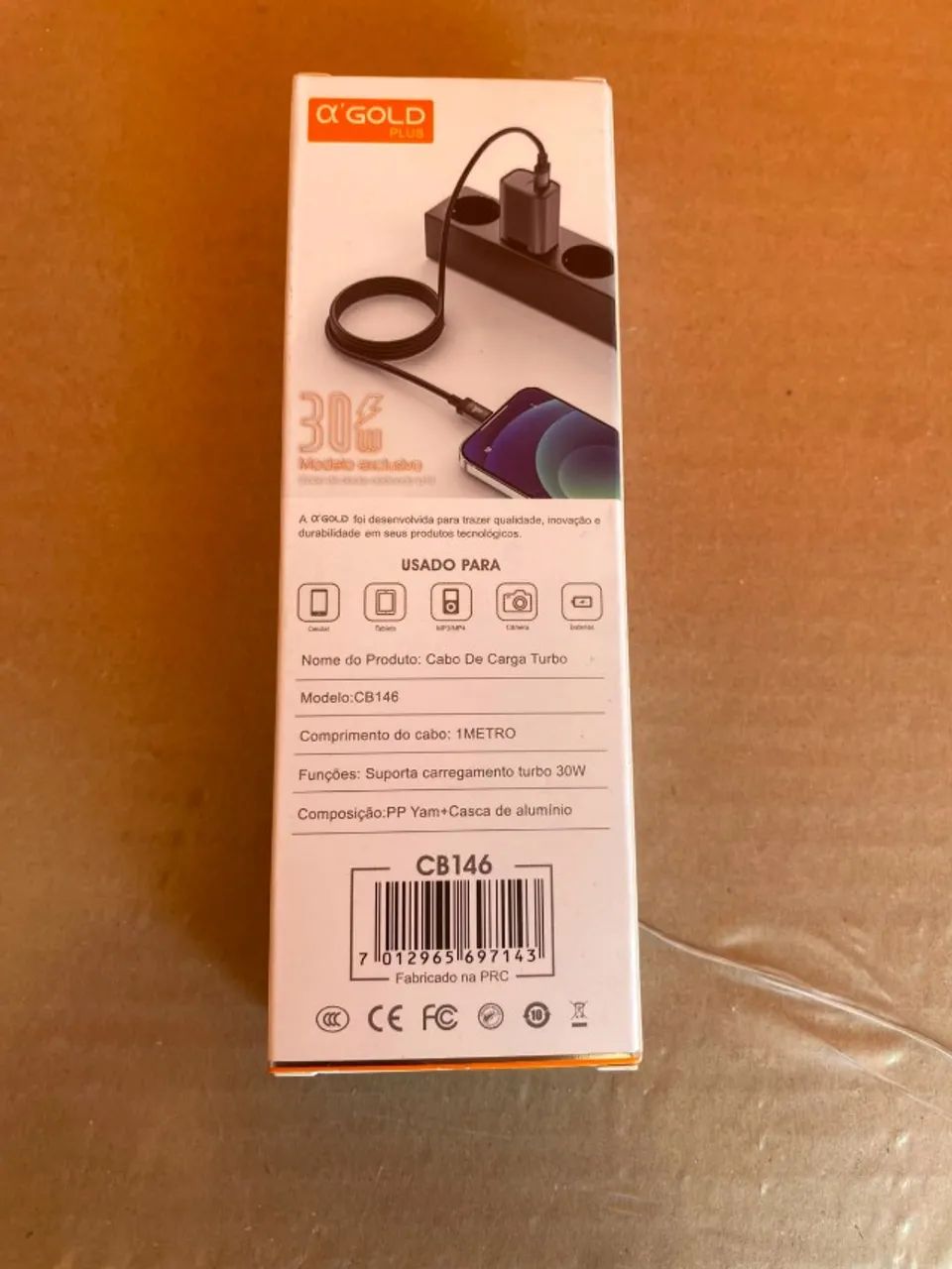 CABO DE TURBO TIPO-C PARA LIGHTNING VALOR 30,00 - Foto 2