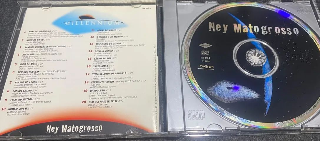 CD Ney Matogrosso - Millennium - Foto 3