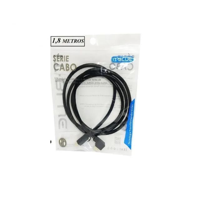 Cabo HDMI 90Graus 1,8M LE-6625 - Foto 2