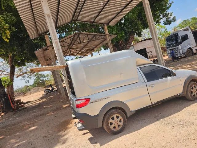 Bau de FIBRA FIAT STRADA cabine simples - Foto 3