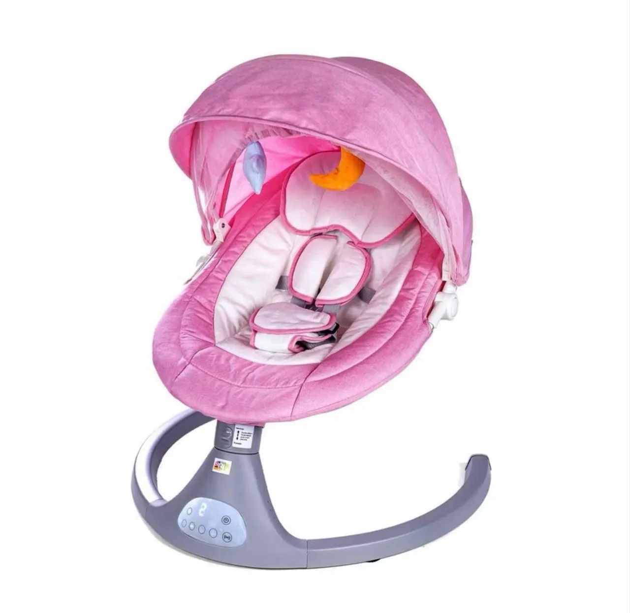 Cadeira de Balanço Automática para Bebê Rosa ?