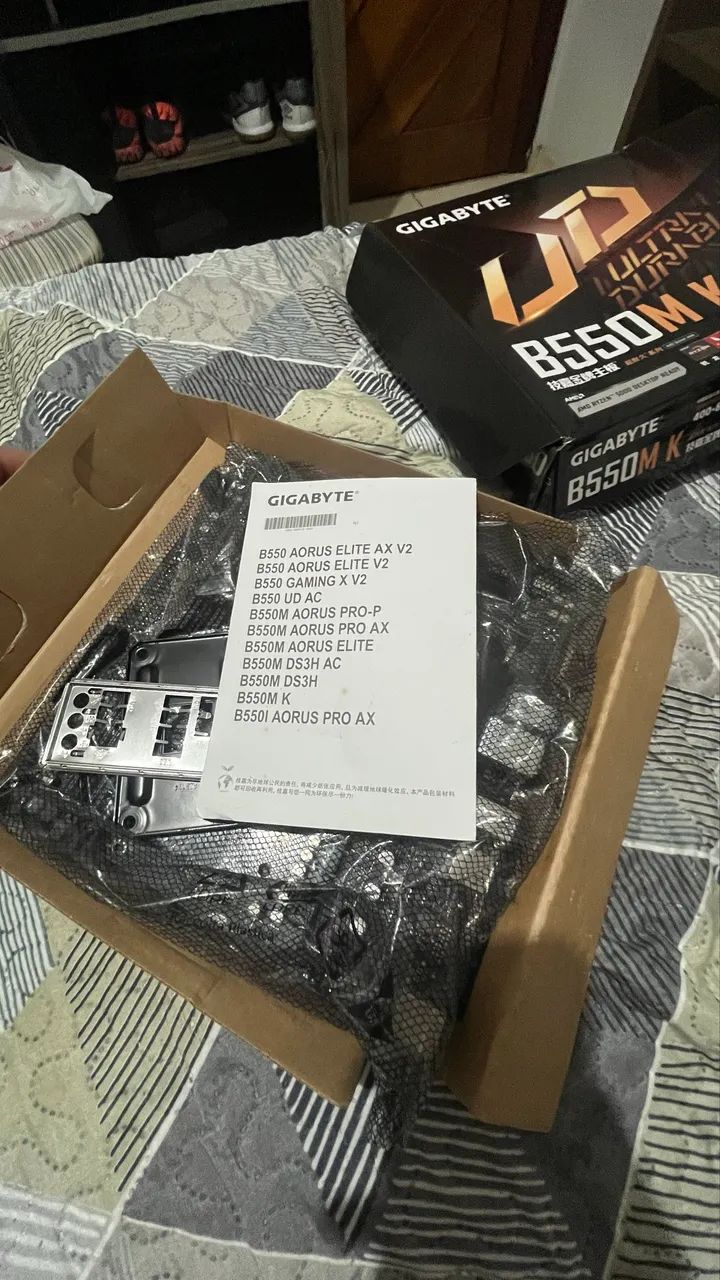 PLACA MÃE B550M-K GIGABYTE - Foto 3