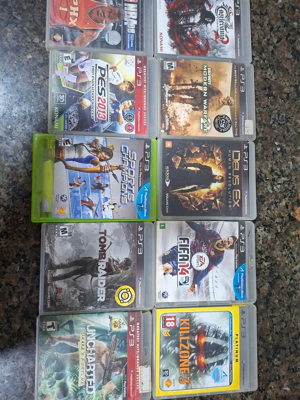 Lote de jogos ps3