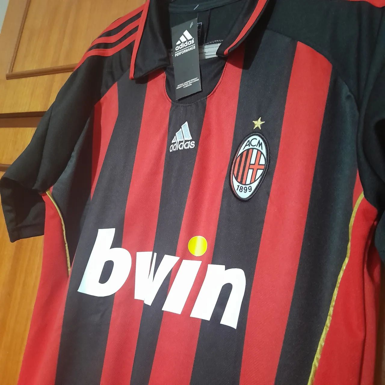 Camisa retrô Milan G - Foto 2