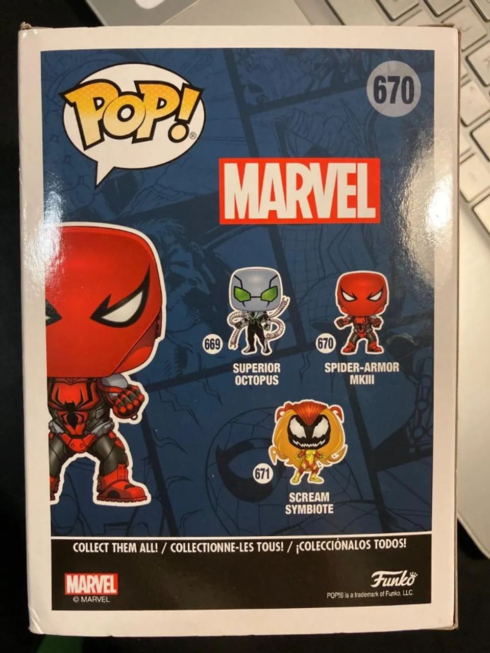 Funko Pop Marvel Spider Armor Mkiii 670 Special Edition - Foto 4
