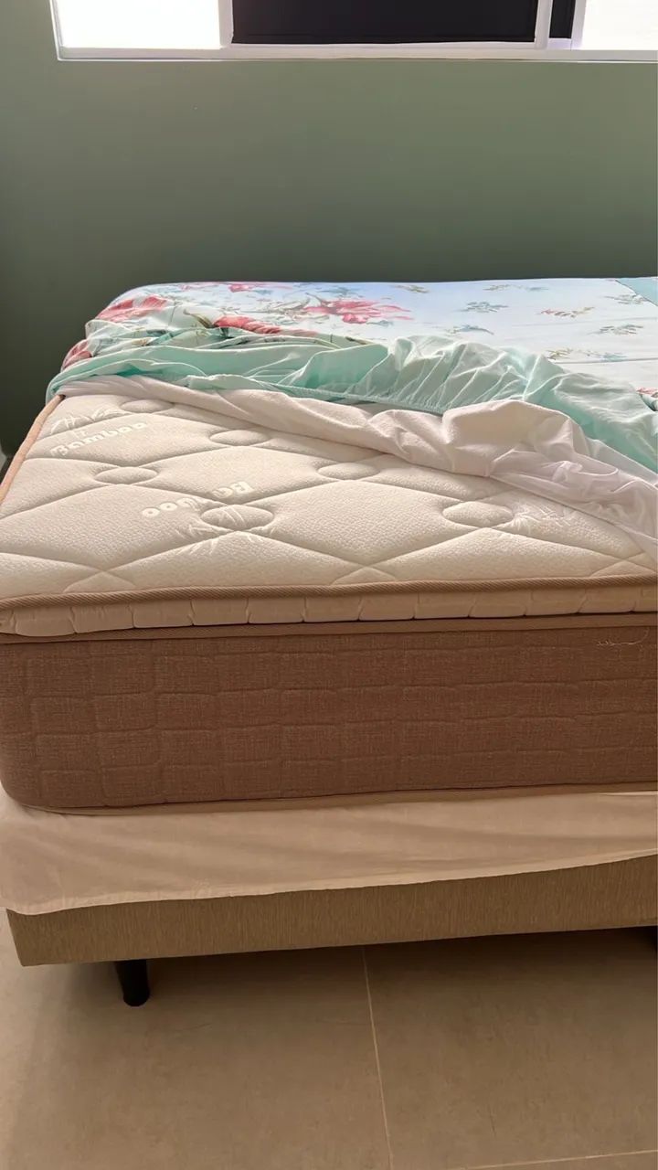 Cama King Size - Colchão com Tecnologia Bamboo e Pillow Top! - Foto 3