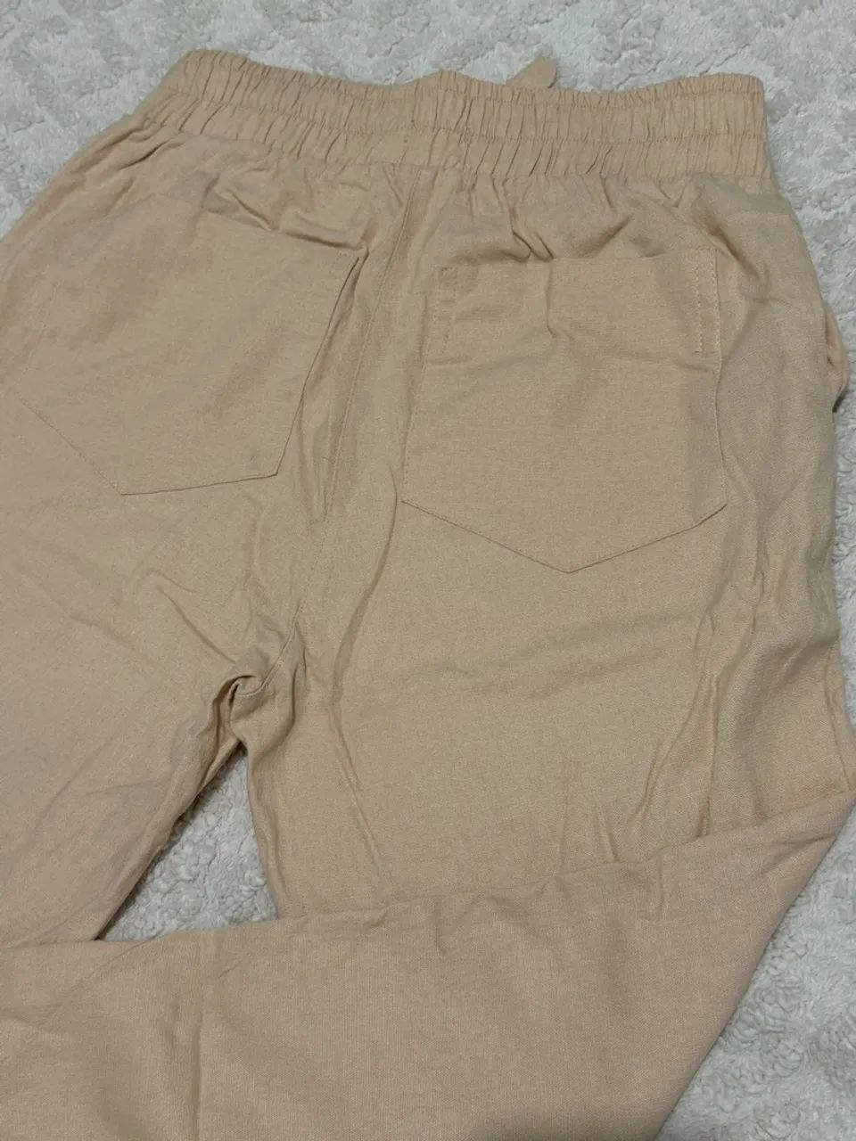 Calça em Viscose modelo jogger tamanho P - Foto 5