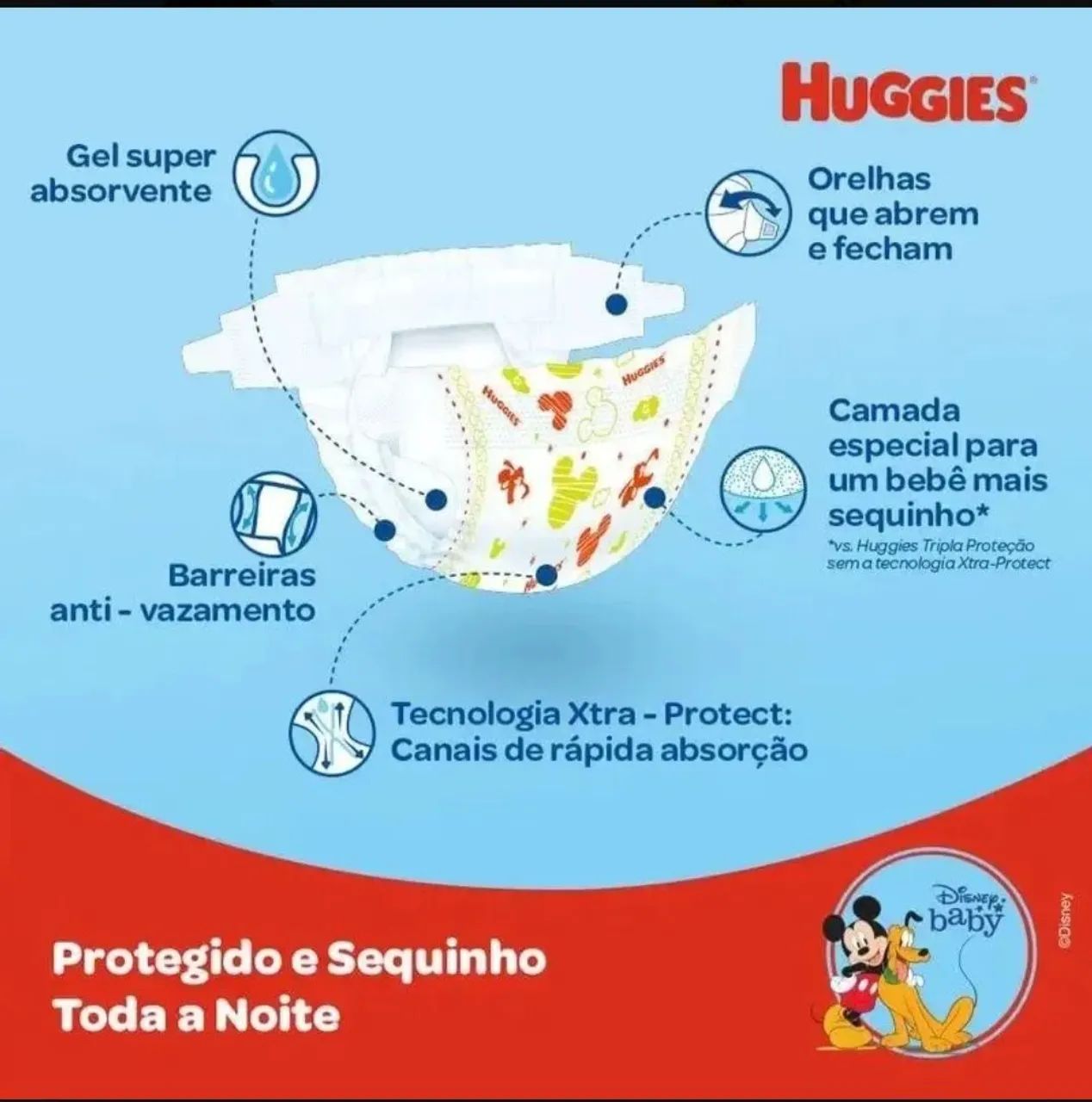 Fralda huggies  2 pacotes  - Foto 2
