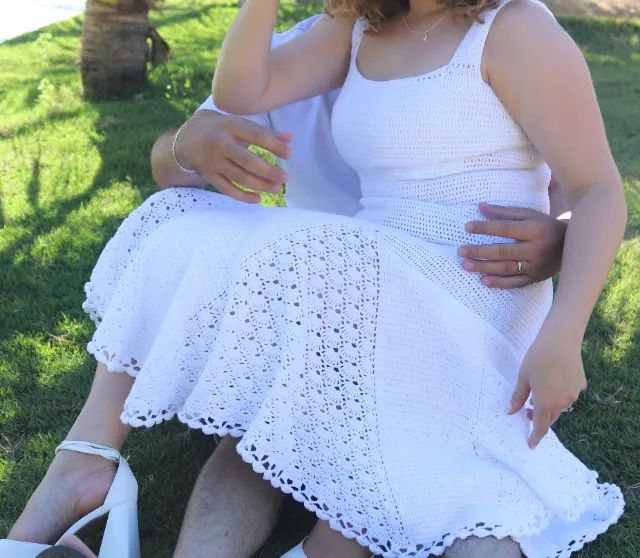 Vestido de Noiva Boho em Crochê - Elegante e Exclusivo - Foto 5