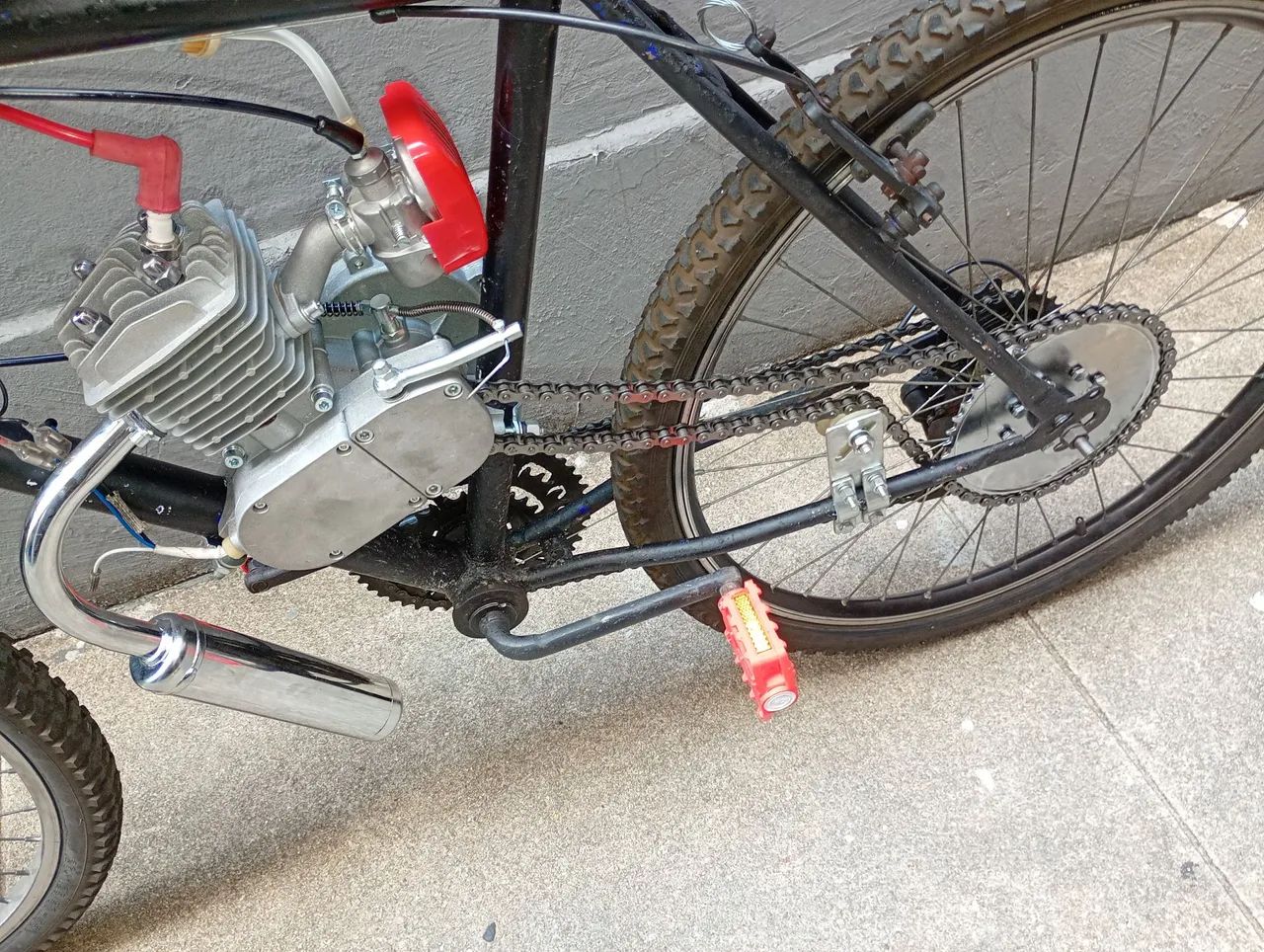 Bicicleta motorizada 80cc nova . - Foto 2