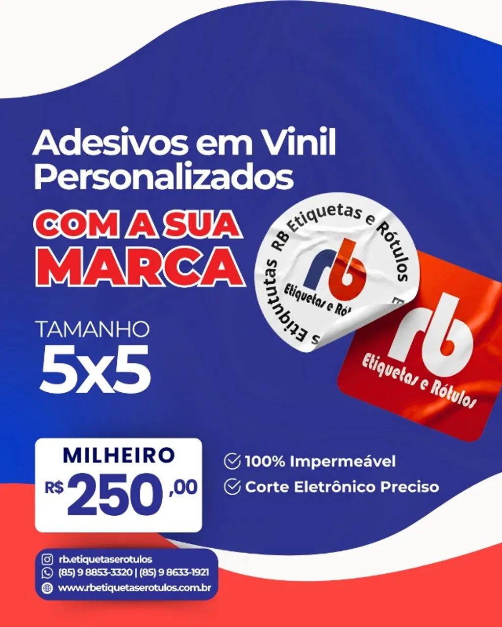ADESIVO EM VINIL - Foto 3