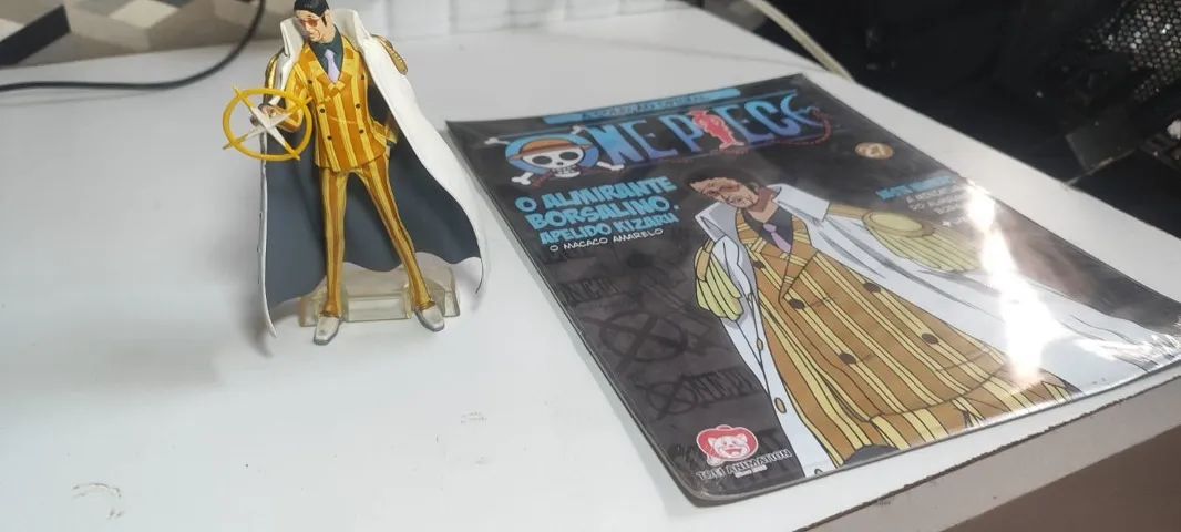 Miniatura One Piece Salvat Kizaru Nº27 + Revista - Foto 3