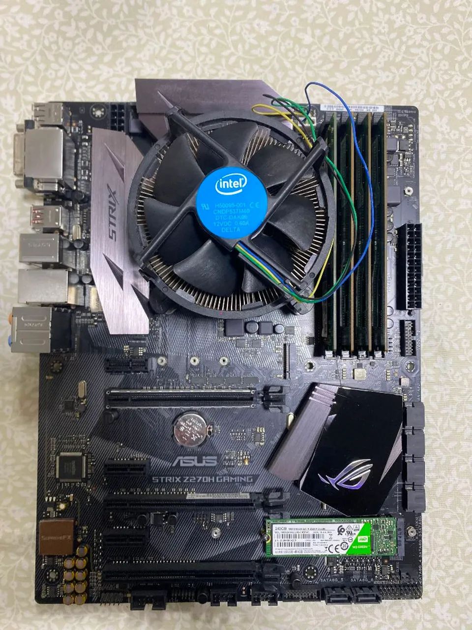 KIT INTEL I5 6600 Z270H ROG STRIX
