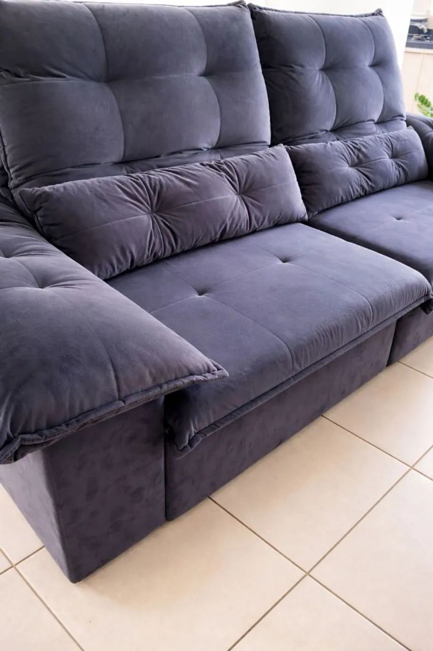 Sofá Retrátil Reclinável 