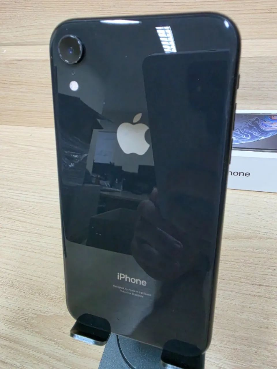 iPhone XR MRY42BR/A A2105 64GB Preto - Foto 2