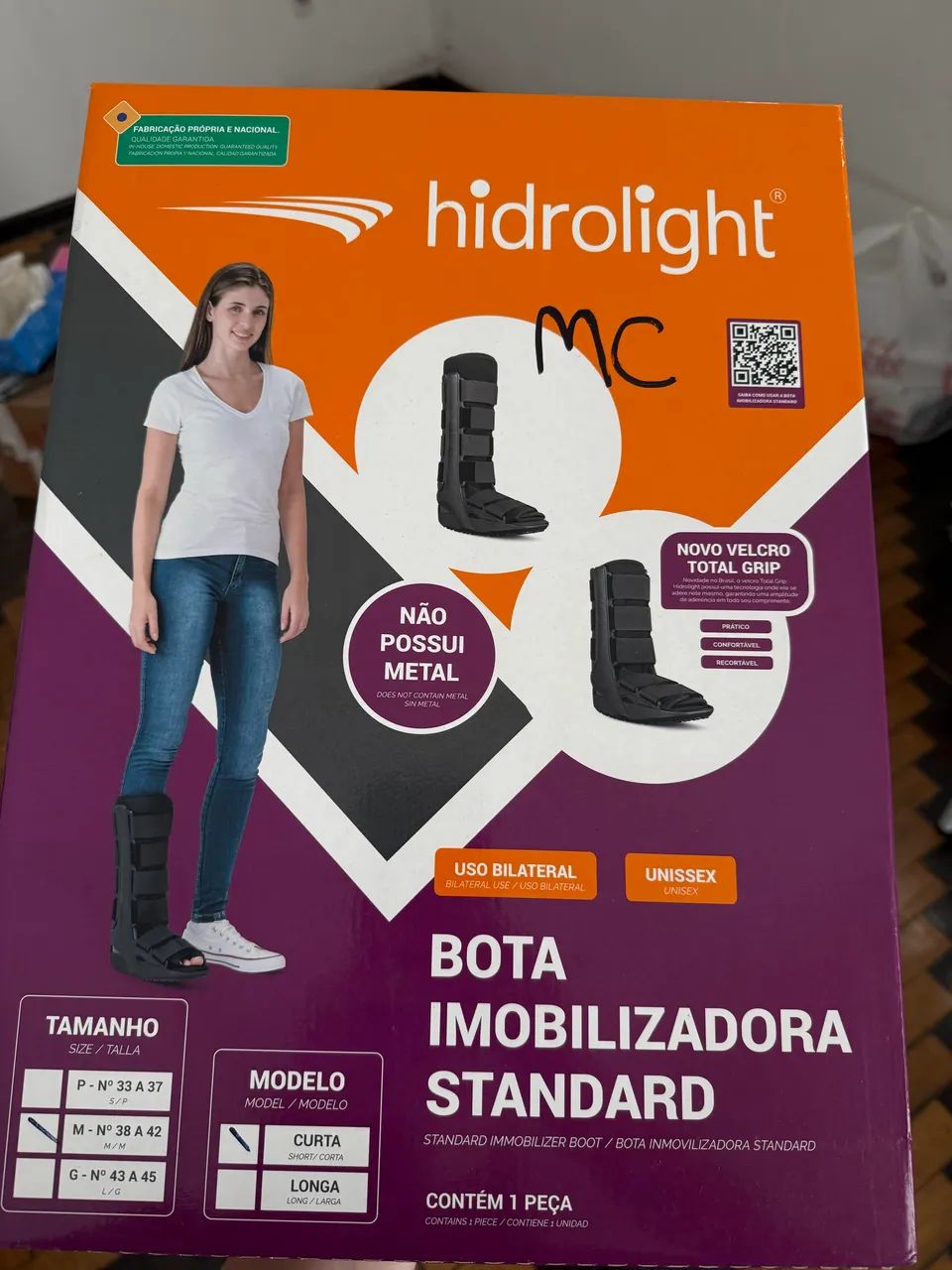 Bota Ortopédica (Curta - M 38 a 42)  - Foto 2