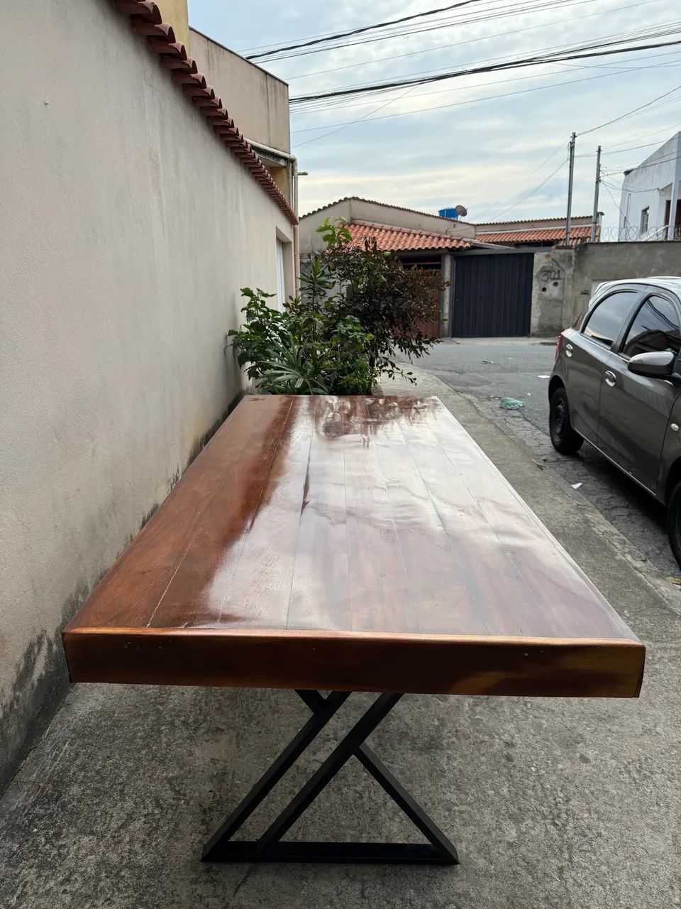 Mesa rustica  2.10x0.90 - Foto 2