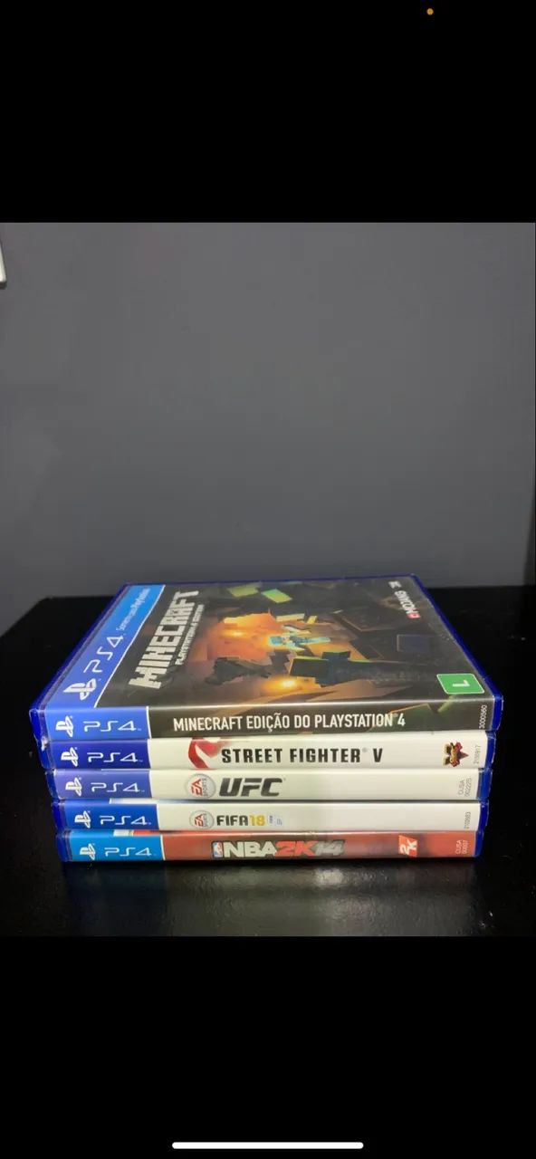 Ps4 completo com 10 jogos e 2 controles  - Foto 4