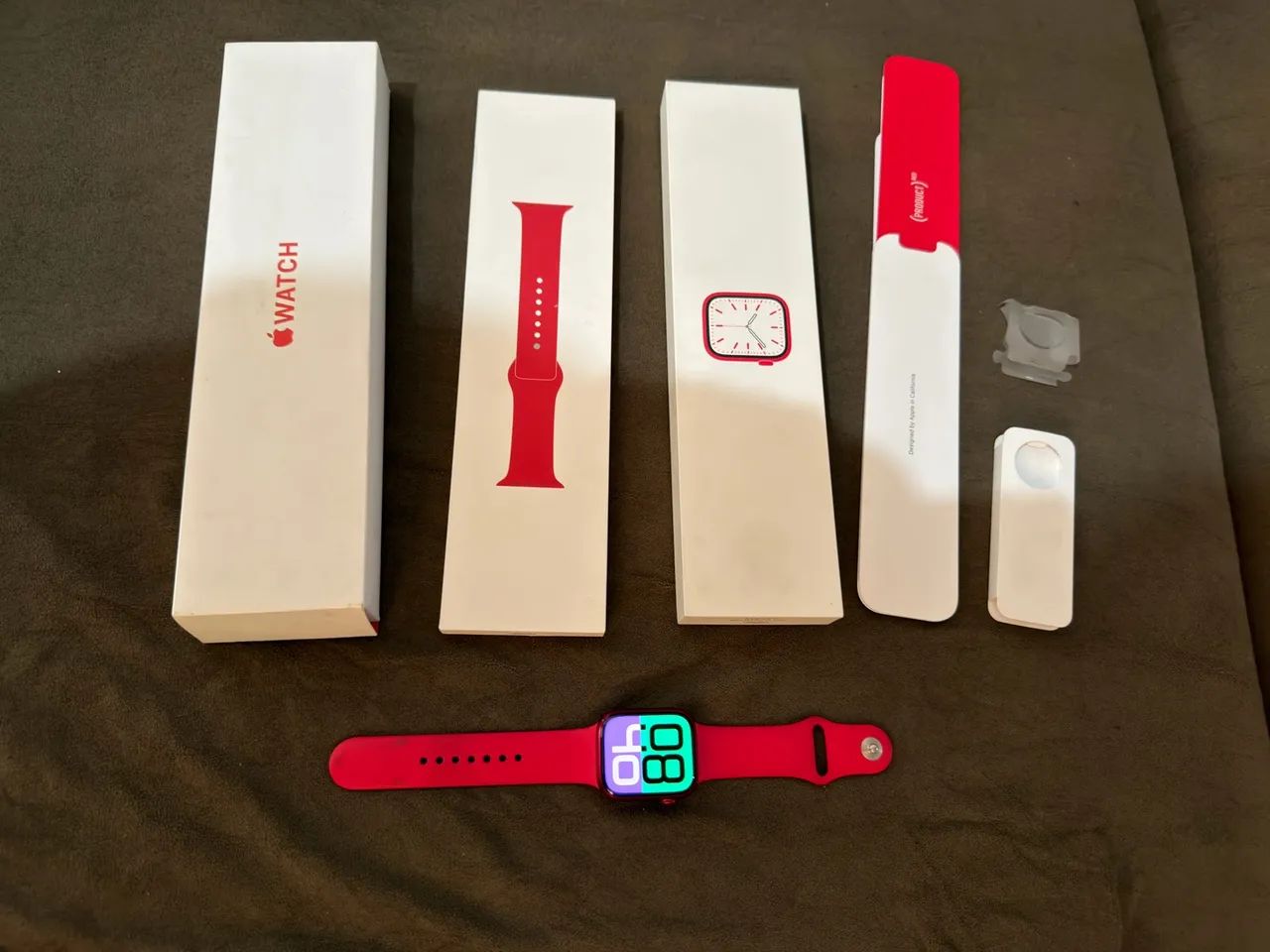 Apple Watch 7 45mm vermelho 