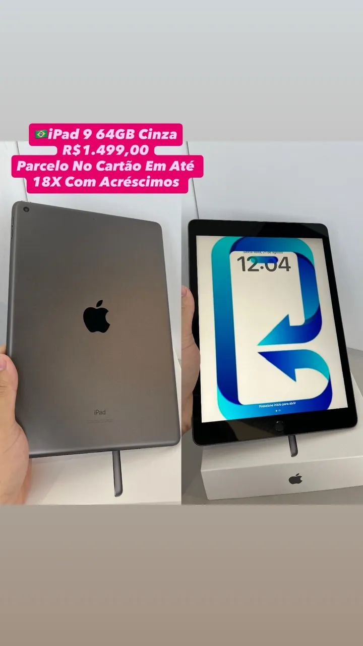 iPad 9 64GB Cinza - (Usado)