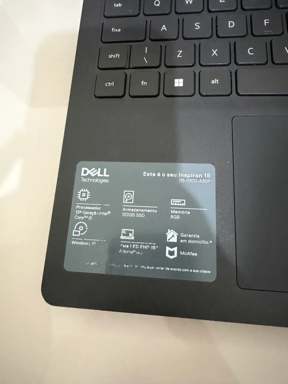 Notebook Dell Inspiron 15 i5 13ª Geração - 512GB SSD - Foto 3