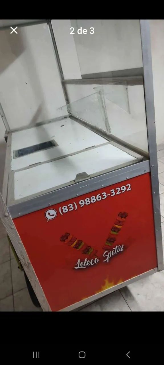 Vende-se  carrinho para lanche .todo em alumínio, leve e nao enferruja  - Foto 4