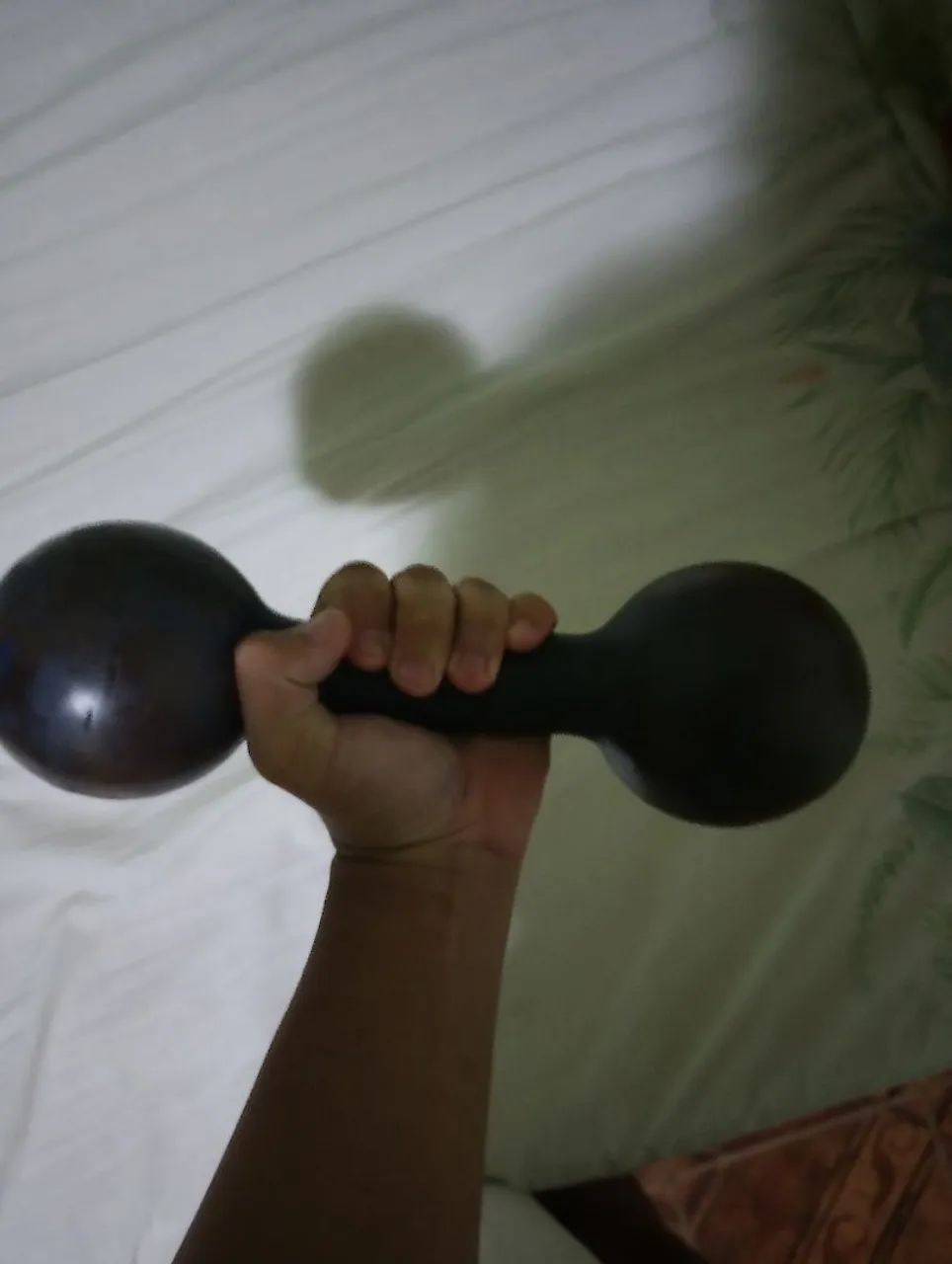 Halter de 7KG de aço fundido emborrachado 
