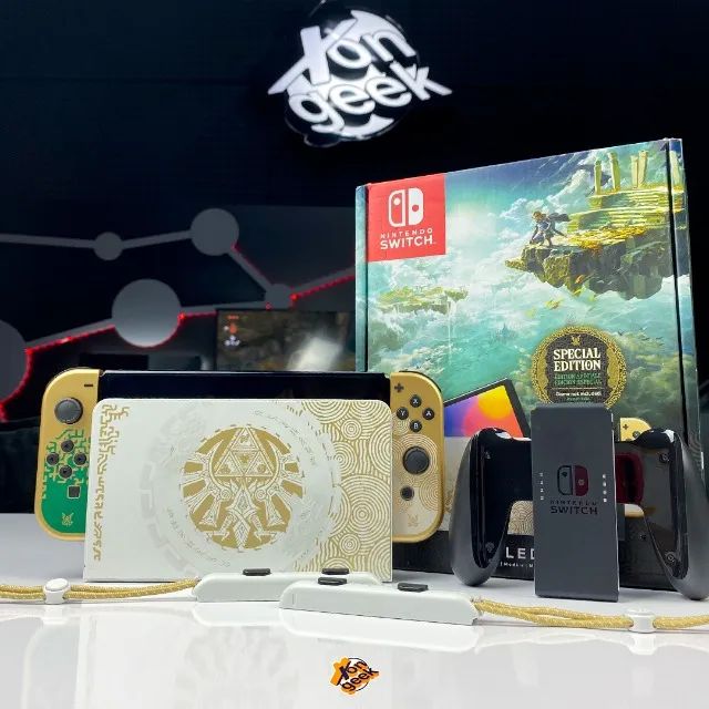 Nintendo Switch OLED ZELDA | Parcele Sem JUROS - Enviamos! | Com GARANTIA! - NOVO na Caixa - Foto 2
