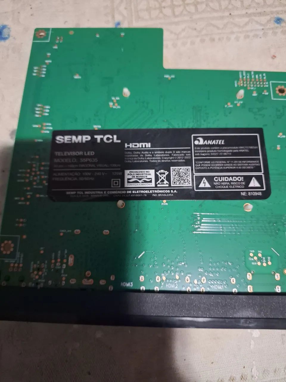 Placa principal tcl 55p635 - Foto 4