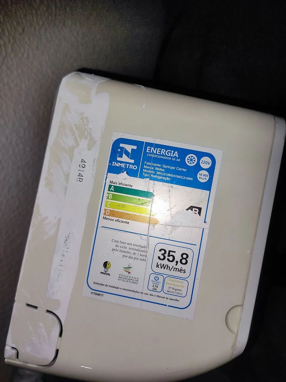 Ar condicionado Midea 18.000 - Foto 4