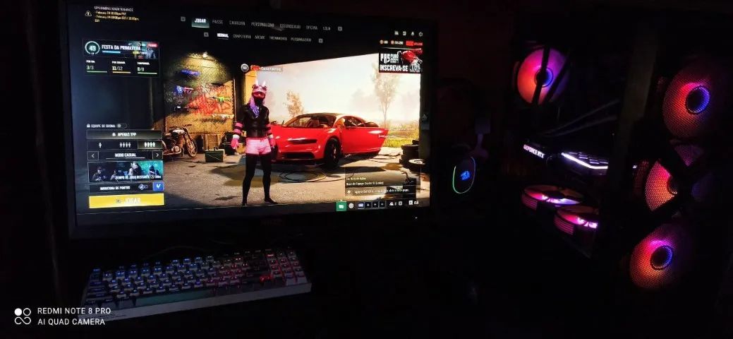 PC Gamer Completo RTX 3060 Ti + Ryzen 7 5700X | Monitor 240Hz