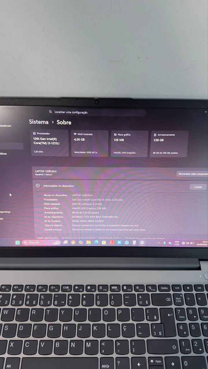 LENOVO i3 12 geração  - Foto 5