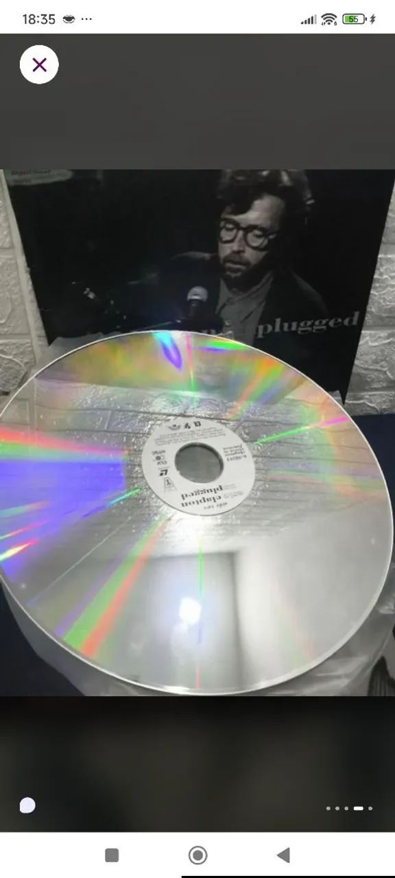 laserdisc Eric Clapton unplugged excelente para colecionadores  - Foto 4