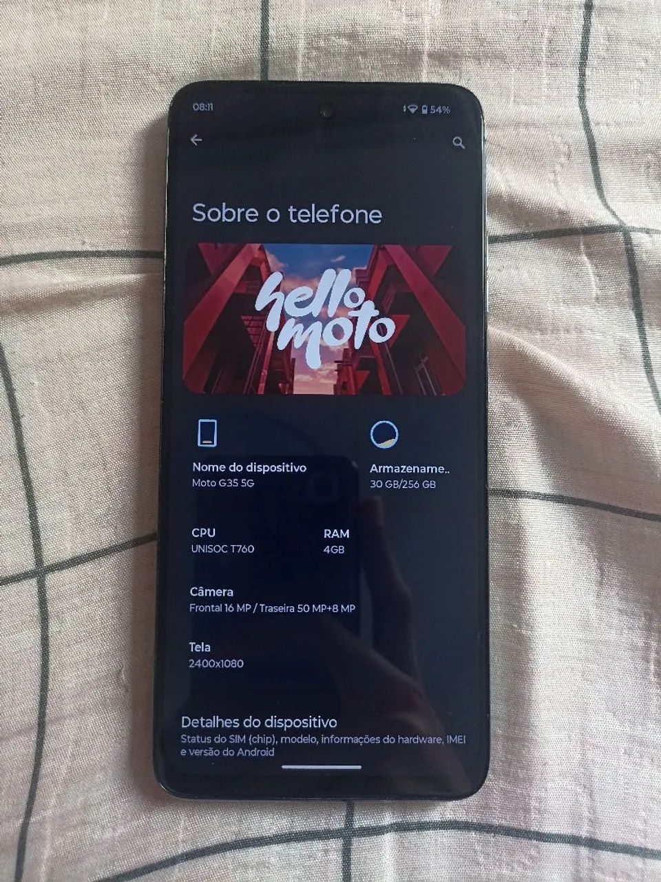 Moto G35 5G em ótimo estado - Foto 3