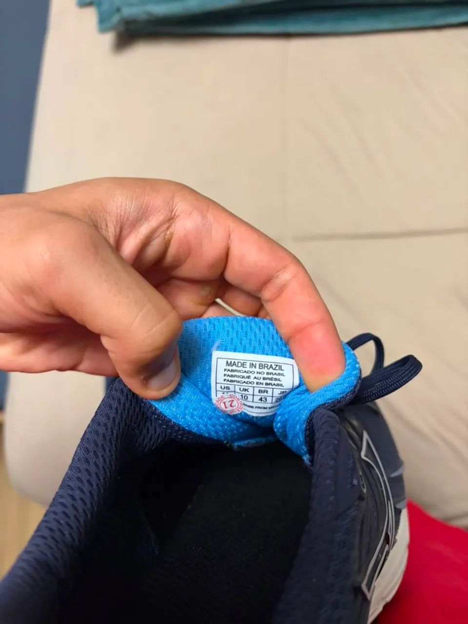 Tênis masculino Mizuno Azul - Foto 4