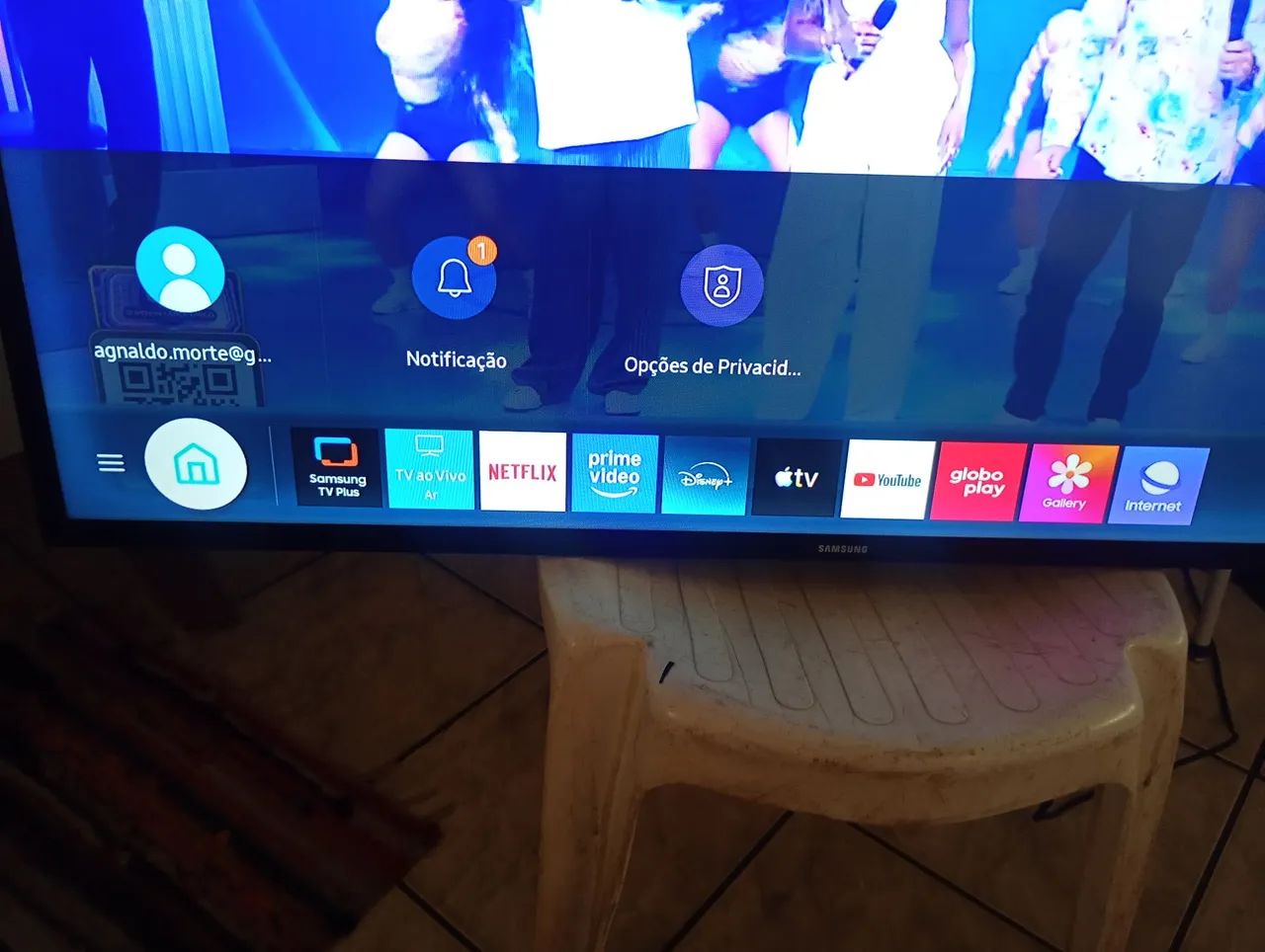 TV Samsung 43 polegadas Smart 