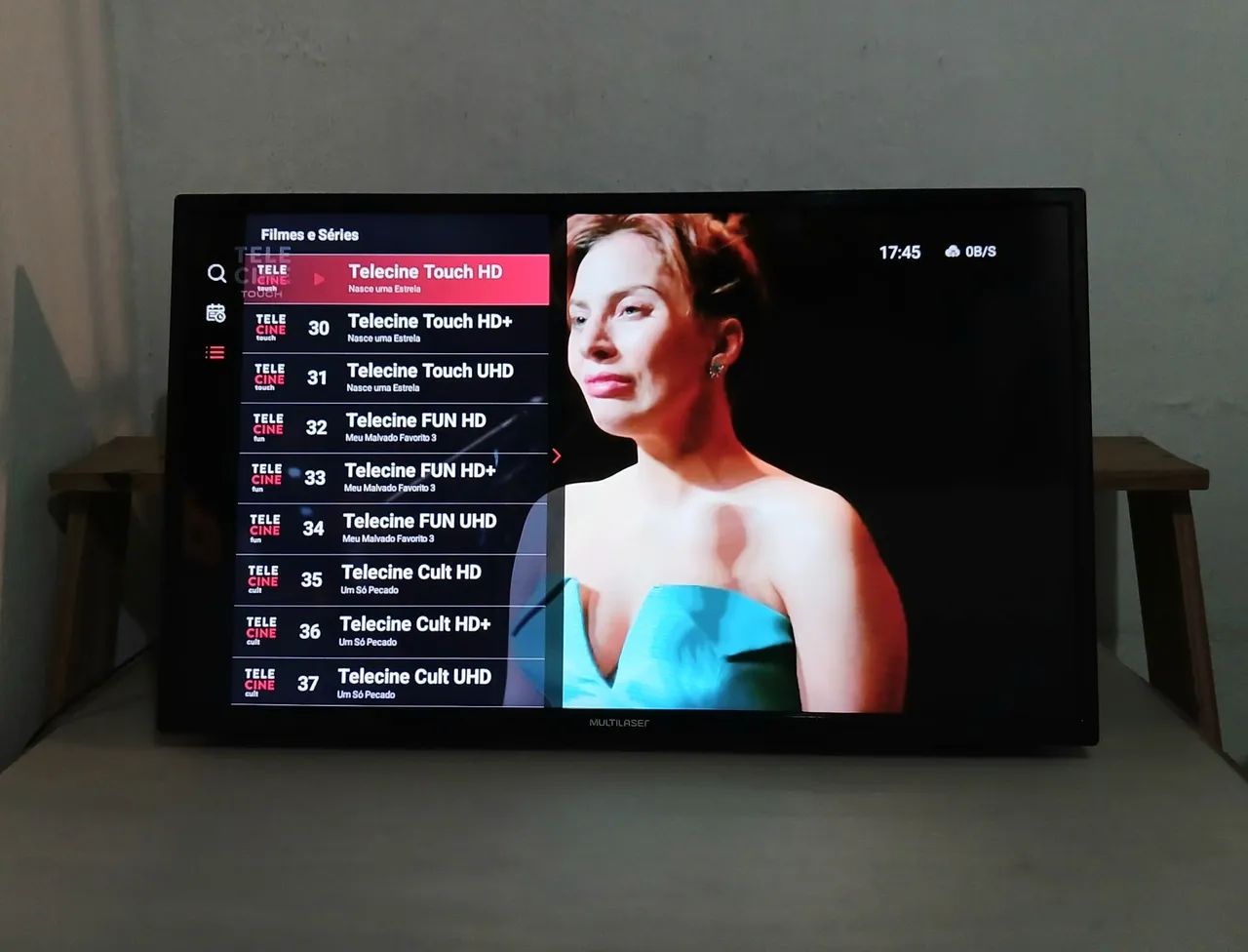 Tv smart android com Bluetooth 32 led fullHD 1080p em perfeito estado 