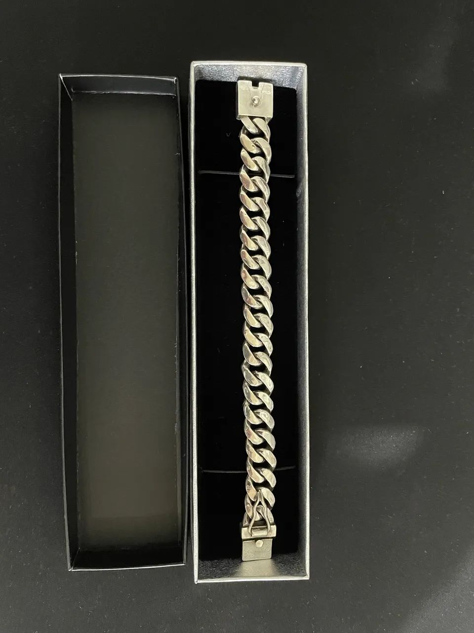 PULSEIRA PRATA 950 CUBANA 15mm - Foto 2